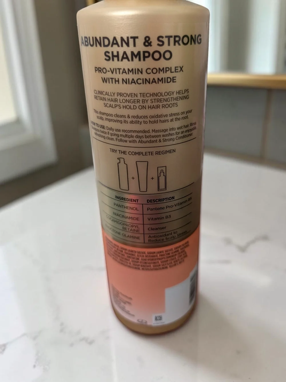 Pantene Pro-V Miracles Abundant & Strong Shampoo 13.5 fl oz (New)